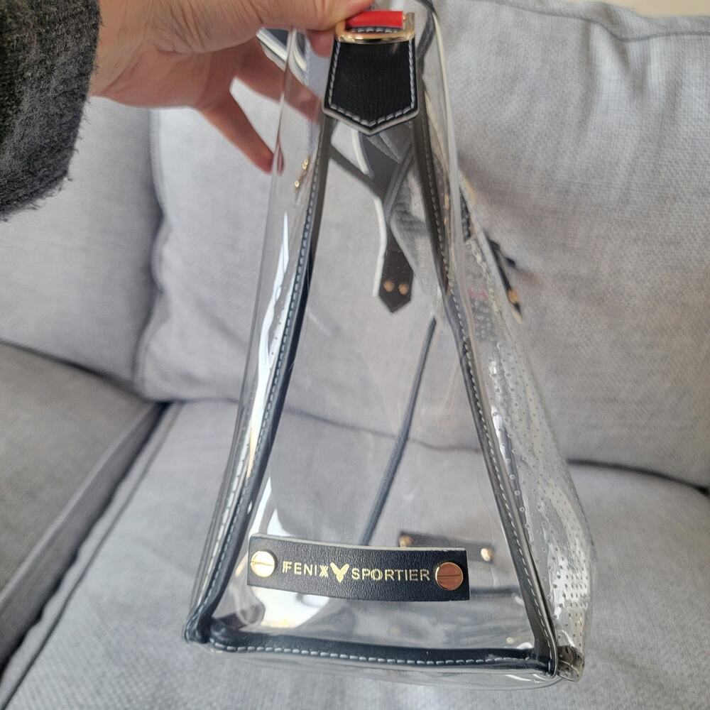 Fenix Sportier Game Day Perforated PVC Tote Custom Texas Stadium Compliant - Picture 9 of 9